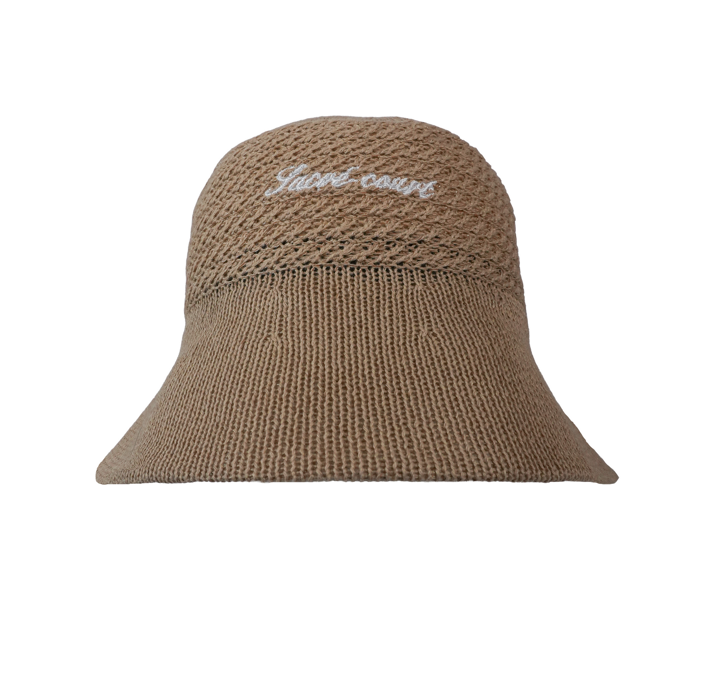 FLUFFY HAT IN DARK BEIGE