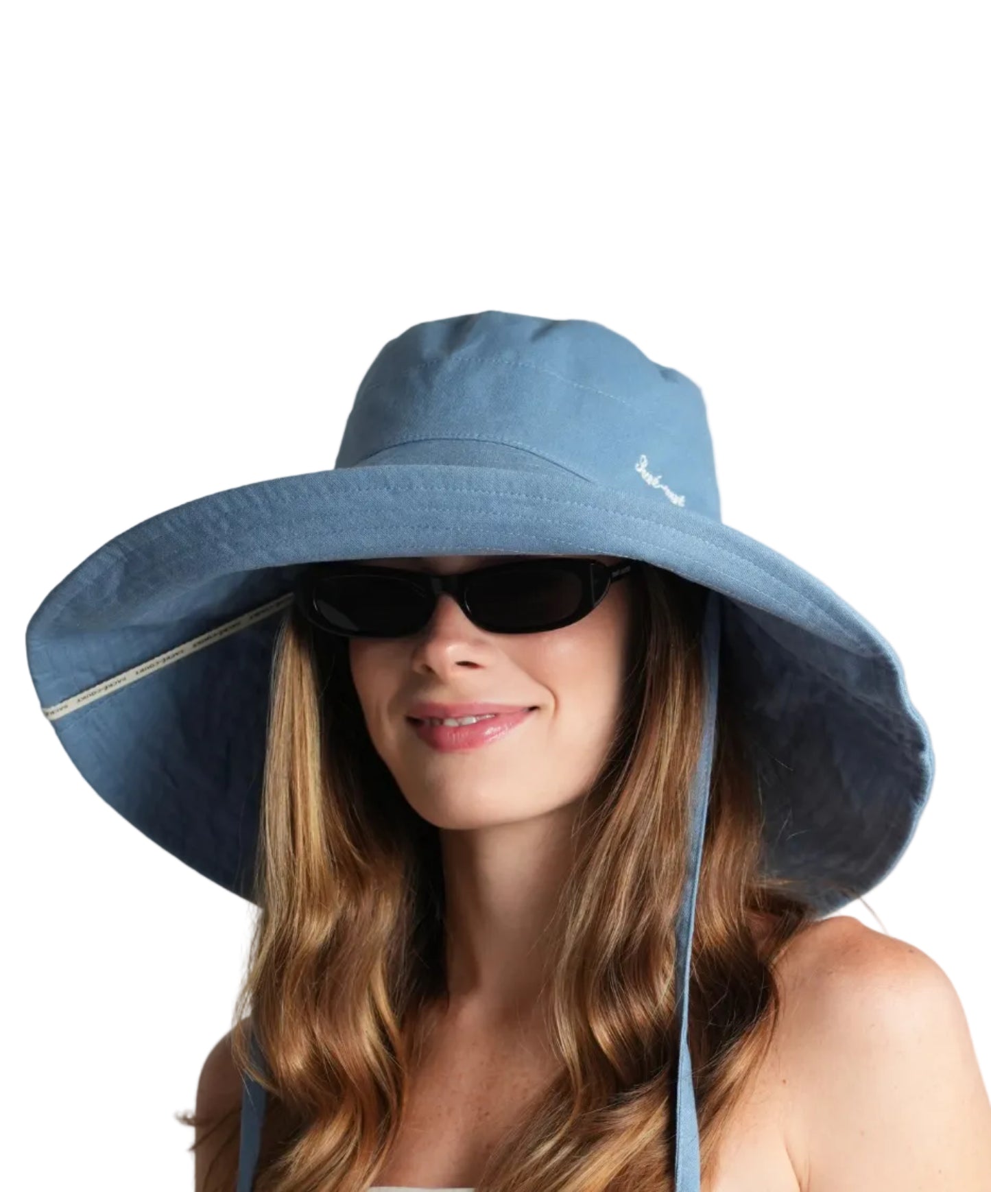 OVERSIZED BUCKET HAT IN BLUE