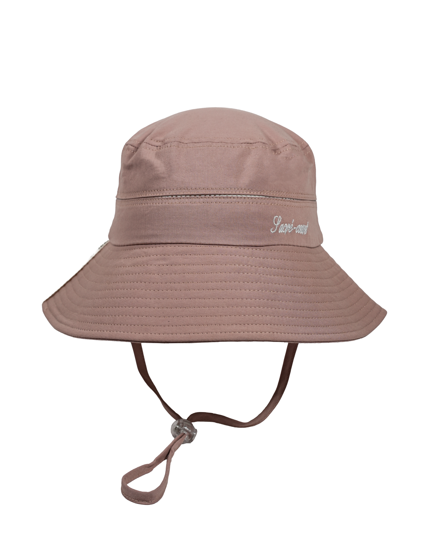 MINI BUCKET HAT IN NUDE