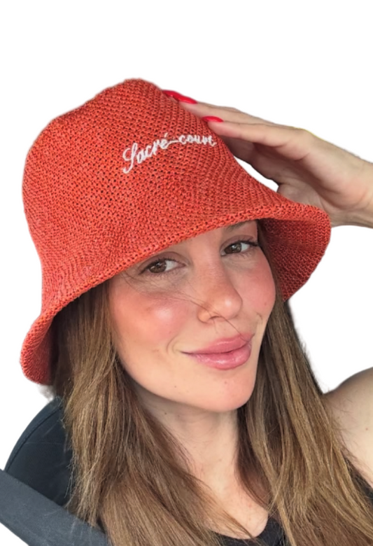 INCA BUCKET HAT IN ORANGE