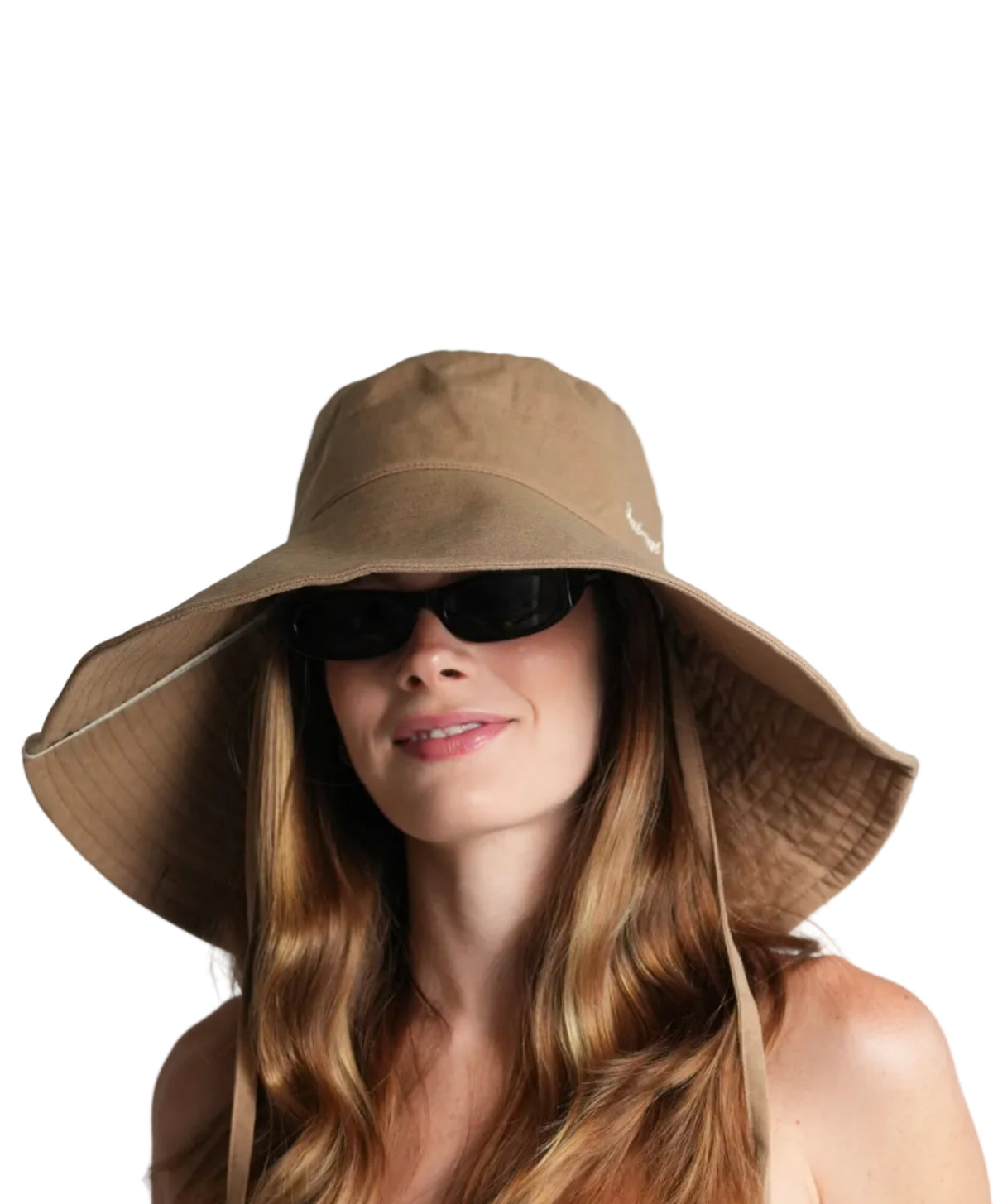 OVERSIZED BUCKET HAT IN BEIGE